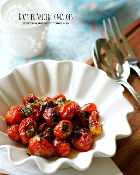 roasted spiced tomatoes