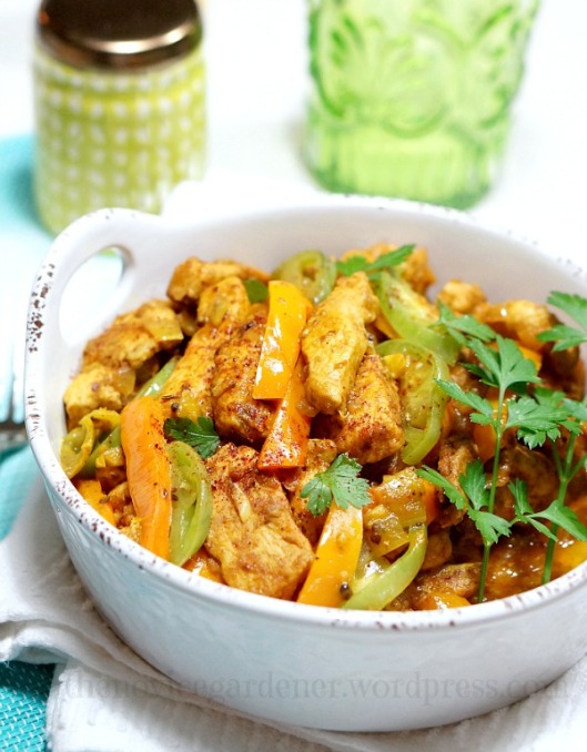 chicken and green tomato curry